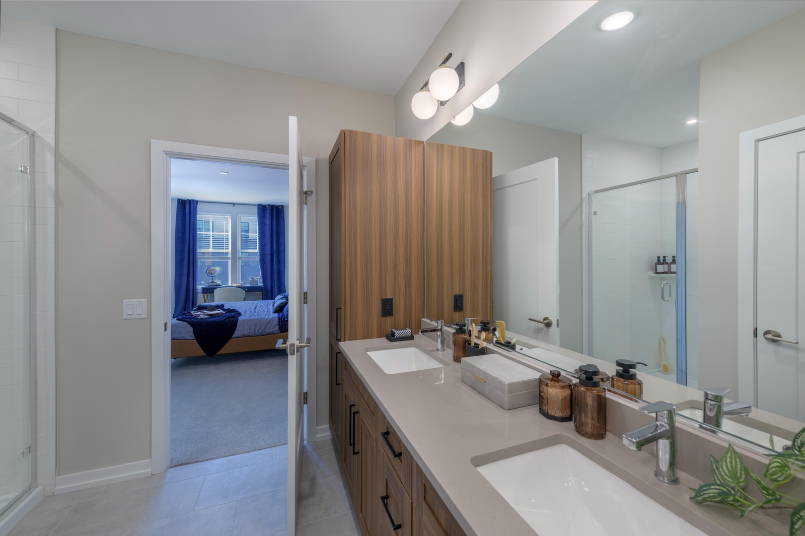 Primary bathroom with shower