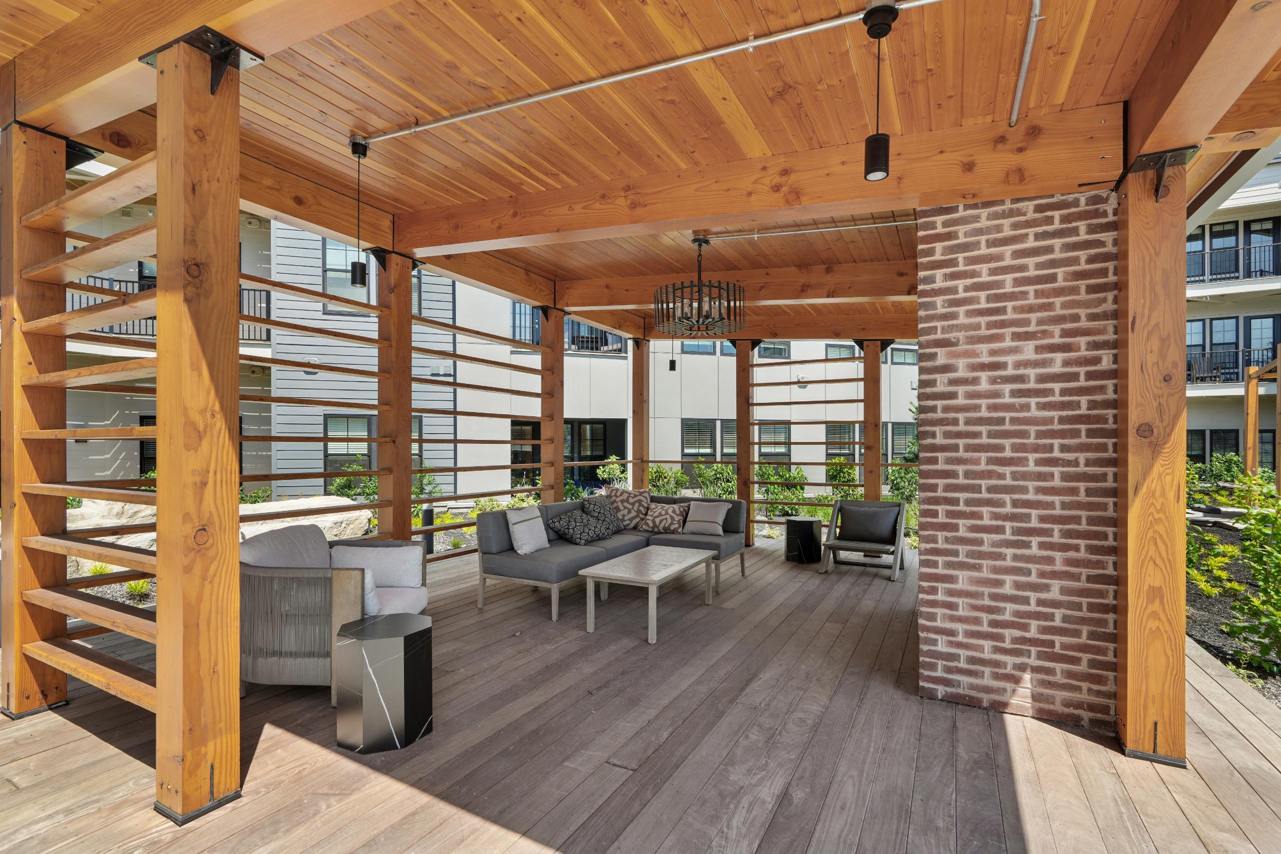 Outdoor TV Lounge