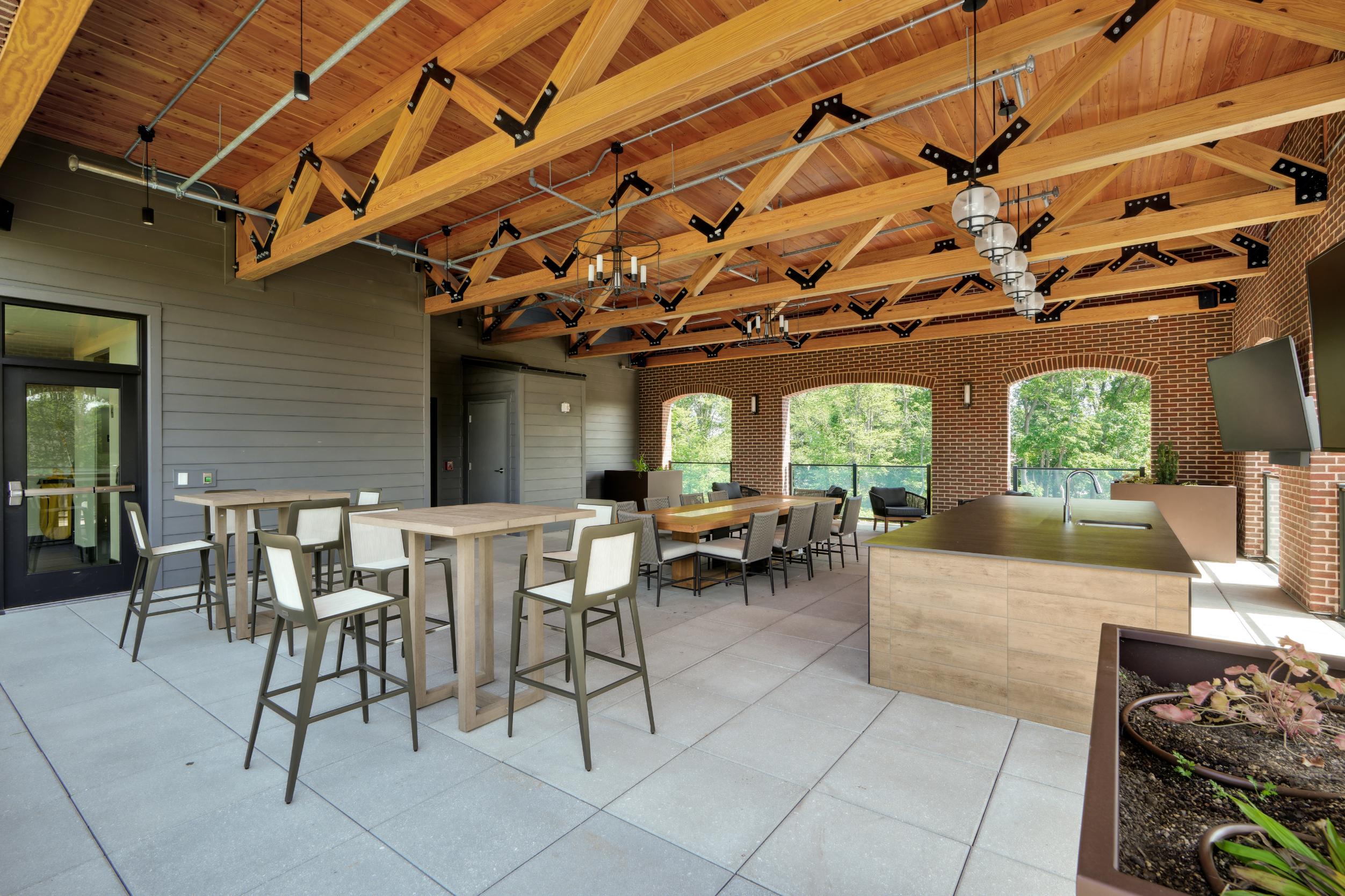 Rooftop terrace and bar