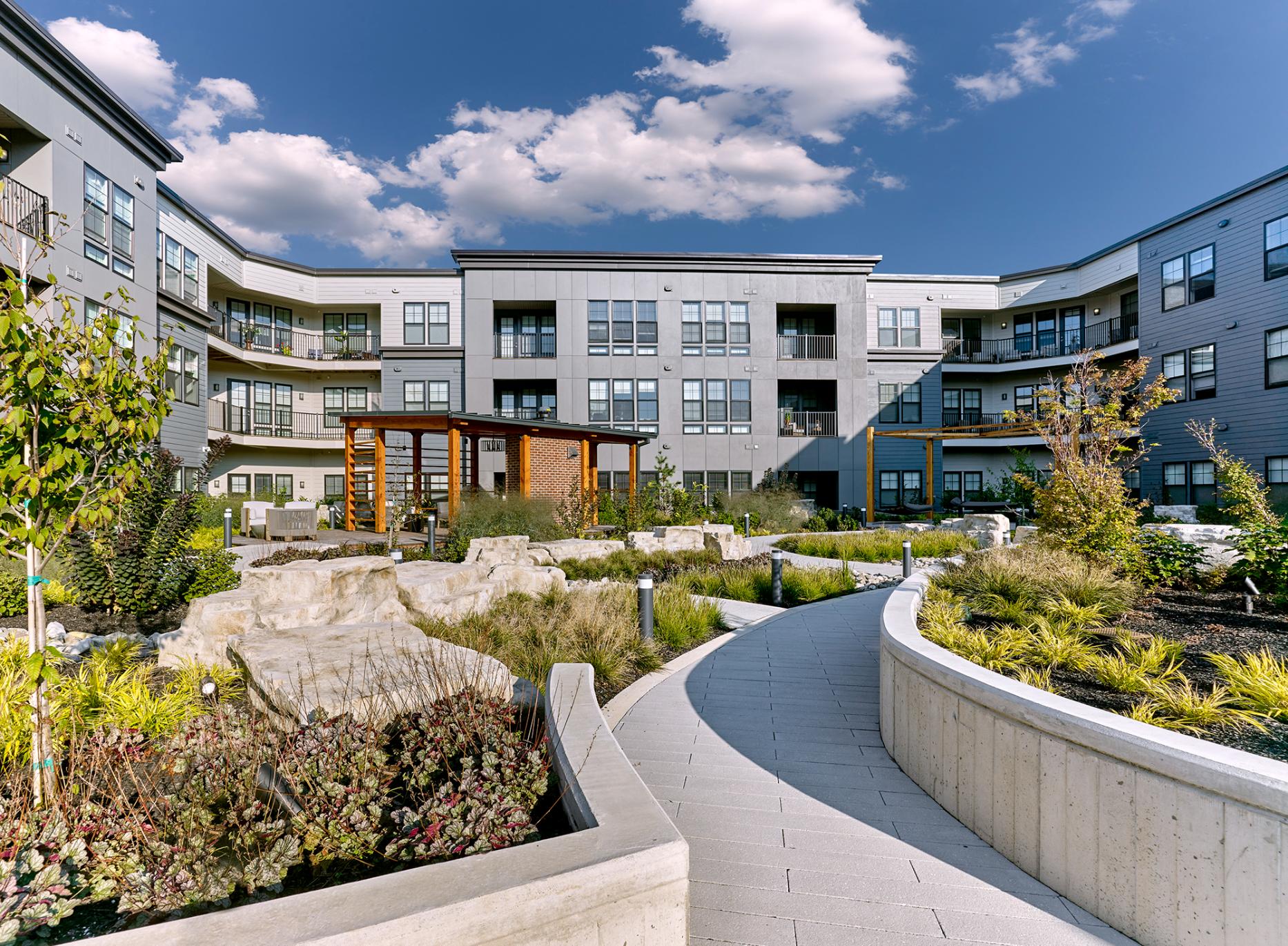 Courtyard path